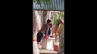 Indian Wifey Showcases her Tits and Puss and Boning