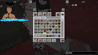 Minecraft Jenny Mod Fapcraft - Ellie, a Goth dommy mommy with a cow bikini and tasty milkers