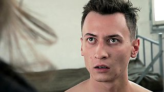 Anal threesome in jail
