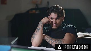 PURE TABOO Pervert Teacher Elizabeth Skylar Catches Detention Student Natalie Brooks Sharing Secrets