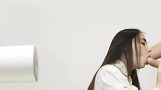 Busty Secretary Gets All Holes Stretched by Her Boss