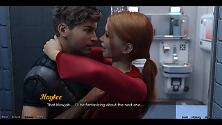 Stranded in Space - Nearly Caught by Big Tits Indian MILF