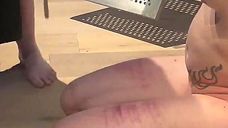 Handing Out Face Slaps to a Slave Who Cant See Them Coming