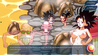 Kame Paradise Multiversex 3 - Looking for the camera to photograph the busty Bulma