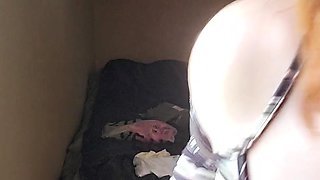 Amateur blond girl with big boobs getting fucked