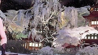 [mmd] Yolandel & Rita Chocolate Cream Double Striptease Black Silk Pantyhose Big Nipple Nipple Milk Chain Red Sole High Heels