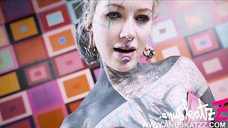 Cheerful Anuskatzz's masturbation sex