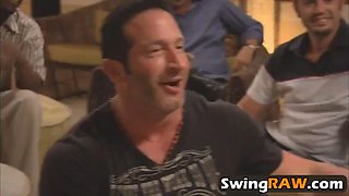 Hot couple enjoys their first time on the swinger party: Hardcore, Babe  Blonde Porn