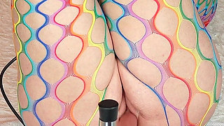 Tied up and Taken Hard by My Sex Machine