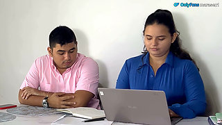 The Big Ass Secretary Girl Failed at Her Job