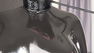 Collared Rubber Doll