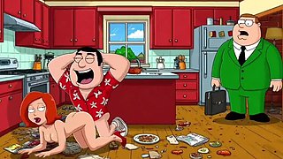 Horny Housewife Cuckold Fantasy Cartoon