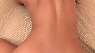 Adorable teen sucks cock, fucks hard and gets facialized