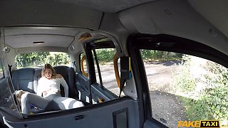 Faux taxi - she wets herself and splashes all over my taxi!