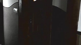 Hot MILF Wife Helps Old Neighbor Jerk Off & Cum in Toilet - Amateur Handjob & Creampie Sex