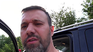 Lilly Fox Double Penetration Car Fuck Threesome