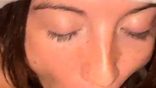 Extreme Sloppy Deepthroat with the Best Busty Girlfriend