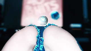 American Woman Throwing It Back for Freedom