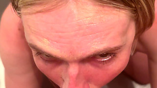Behind the Scenes! Super American Slut Rebel Rhyder Asked Leo Casanova to Cum in Her Eyes in the Toilet After the Scene!