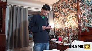 Shame4k. crazy dame is penalizing her silly teenager neighbour