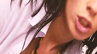 Glory Girls Scene-1_busty Brunette in Lingerie Fucking and Sucking in a Glory Hole