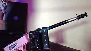 Dominatix Eva Latex Femdom Fetish Purple Rubber Big Ass MILF BDSM Solo Fuck Machine Hot High Heels