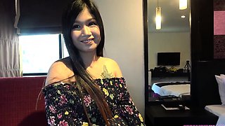Asian Beauty Surprises With An Unexpected Creampie