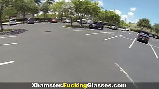 Fucking Glasses - Fucked for some juicy donations