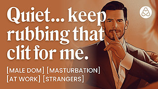 ASMR Audio Porn: Horny Secretary Caught Fingering Her Pussy by Dom Boss - Masturbation & Sex at Work - Erotic Audio Roleplay for