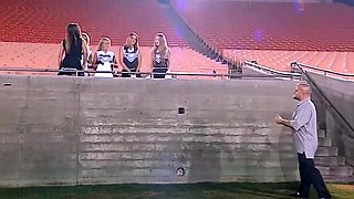 CHEERLEADER NEW GIRL INITIATION