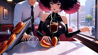 Pussygirl Wants Love and Sex. Hentai Anime Cartoon. Ai Animation