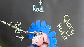 Chastity Cage Gloryhole Denial