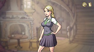 Hot teacher, gaming, cute small tits