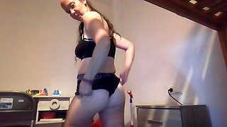 Dancing in My New Bra and Panties Set