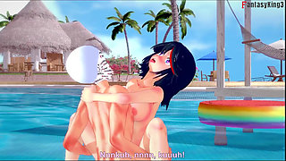 Ryuko Matoi Sex on the Pool
