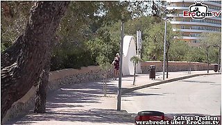 German Tourist Fucked Publicly On The Street In Mallorca - Sophie Logan