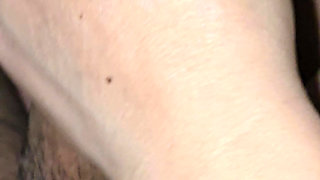 Step Mom Controls Step Son Cock without Moaning and handjob his big erection