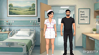 Desi Hot Doctor Bhabi Gives Special Treatment - Indian MILF Doctor Fantasy