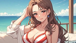 AI Generated Cartoon content, Uncensored video of 18 Year old Anime Girl, 3D Cartoon on closeup by Kiidzy Animates
