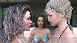 Awam - Sofia Plays with Ellie's Lesbian Friend Julia: Hot Kissing, Tit Play & Dripping Wet Pussy