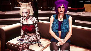 Visual, adult cartoon, harem