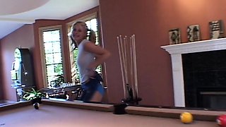 Hot blonde little Summer licking