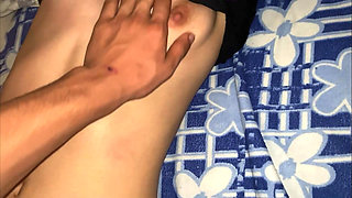 18 Yo Skinny Stepsis Filming Her Body Nad Having a Good Quality Sex