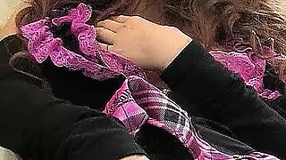 Kinky Milf Aozora Filmed Masturbating in Hairy Pussy