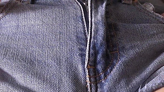 Tight Jean Shorts Camel Toe Teen Pussy Tease