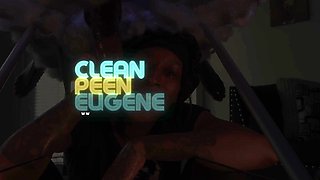 Interracial glory hole facial