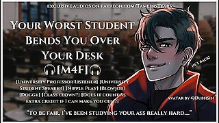 Car Toon And Erotic Audio - Your Worst Student Fucks You Over Your Desk Asmr Audio Roleplay For Women [m4f]