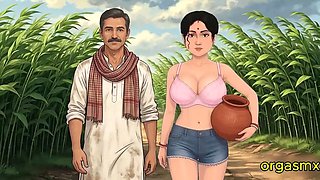 Indian Desi Asian Bhabi Ka Khet - Outdoor MILF