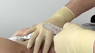Nurse Bunny Gets a Gyno Exam Multi Angle