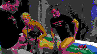 Ggg John Thompson - Bitchi Jana and Mini Hotcore Pool Threesome